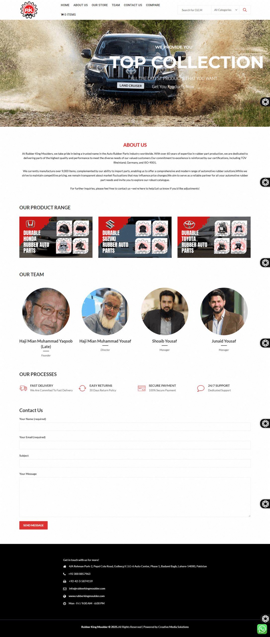 Rubber King Moulders